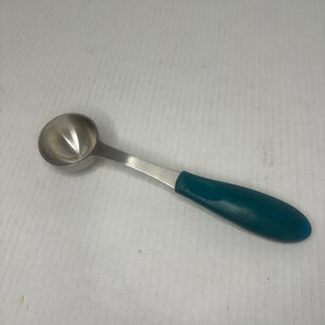 STARBUCKS Stainless Steel Coffee Scoop w/ Teal Handle (2 TBSP) Discontinued